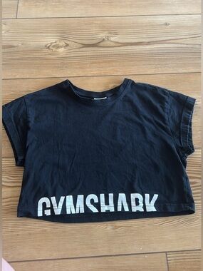 Gymshark Black Crop Top